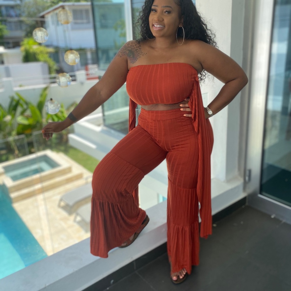 Two piece pant pants set